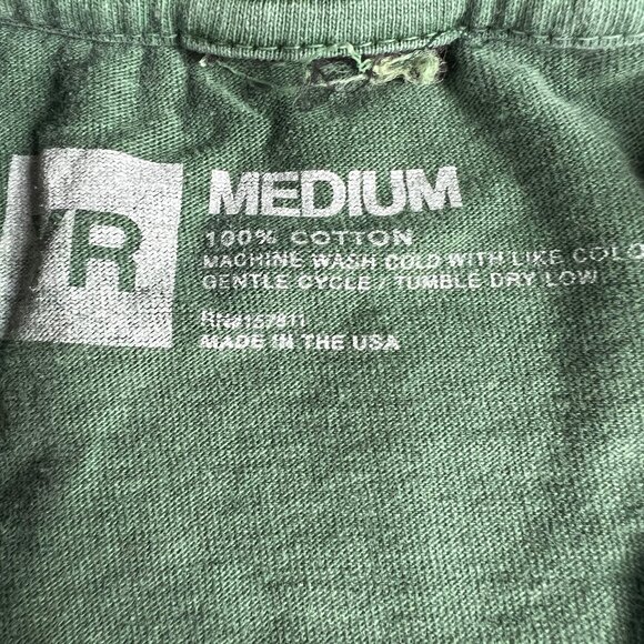 YRLA Young & Reckless Shirt Adult Medium Green Graphic Print Short Sleeve Tee - Picture 4 of 9